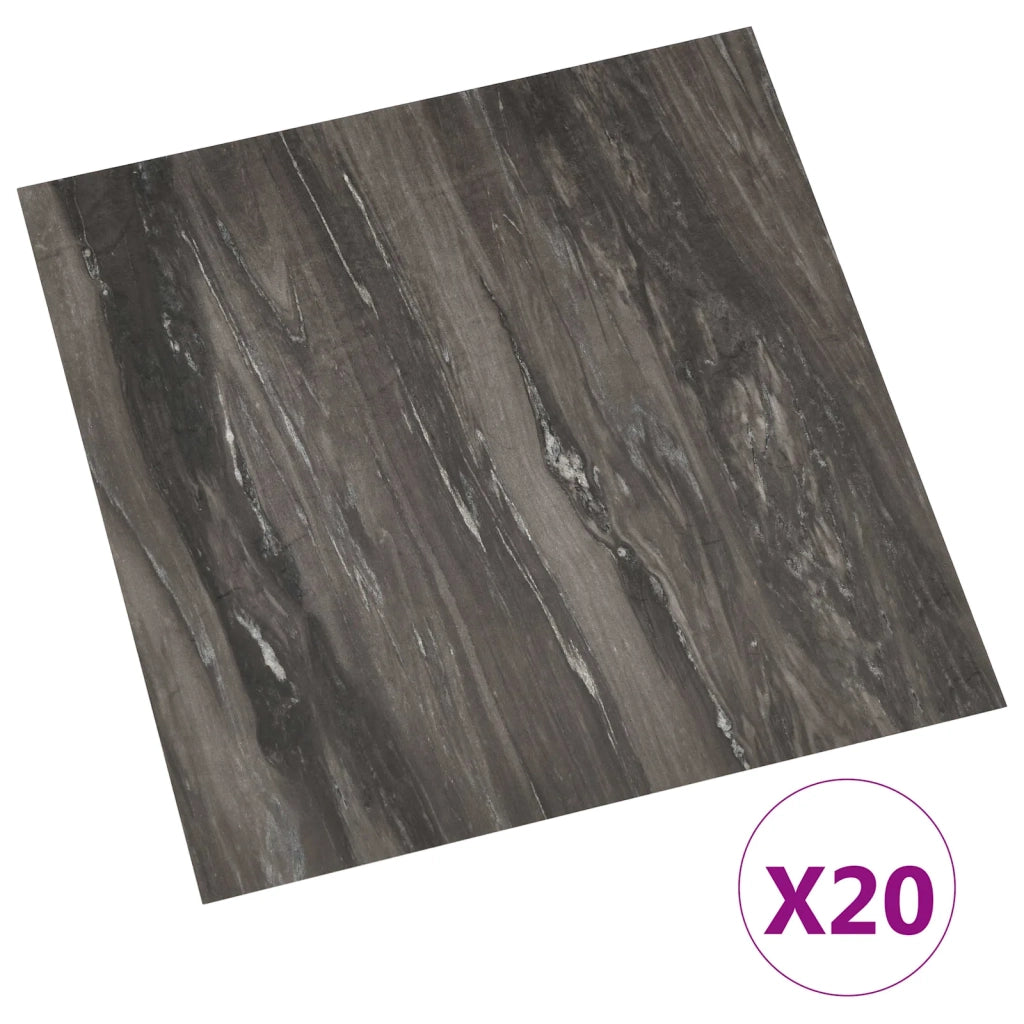 Plance per Pavimentazione Autoadesiva 30,5 x 30,5 cm 20 pcs PVC