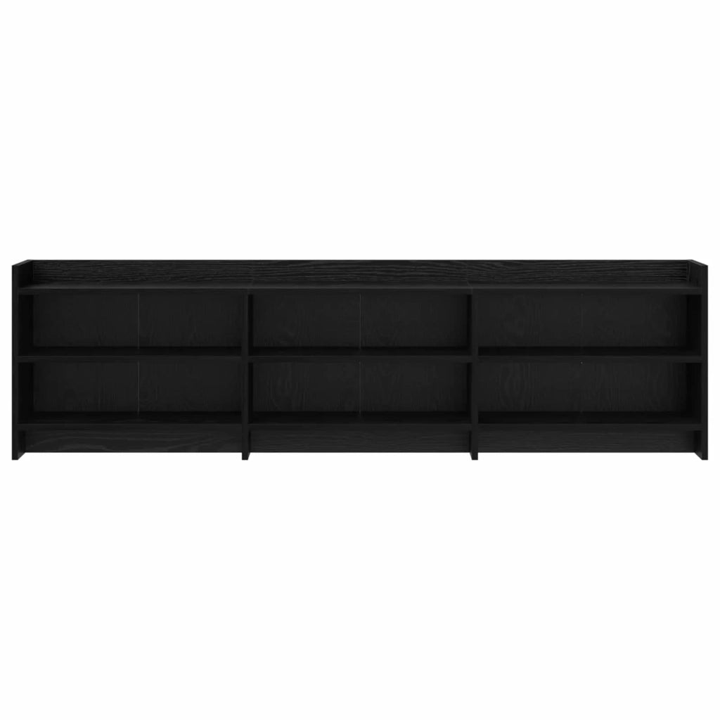 Mobile TV 168 x 33 x 47 cm Rovere Nero Legno ingegnerizzato 8011236