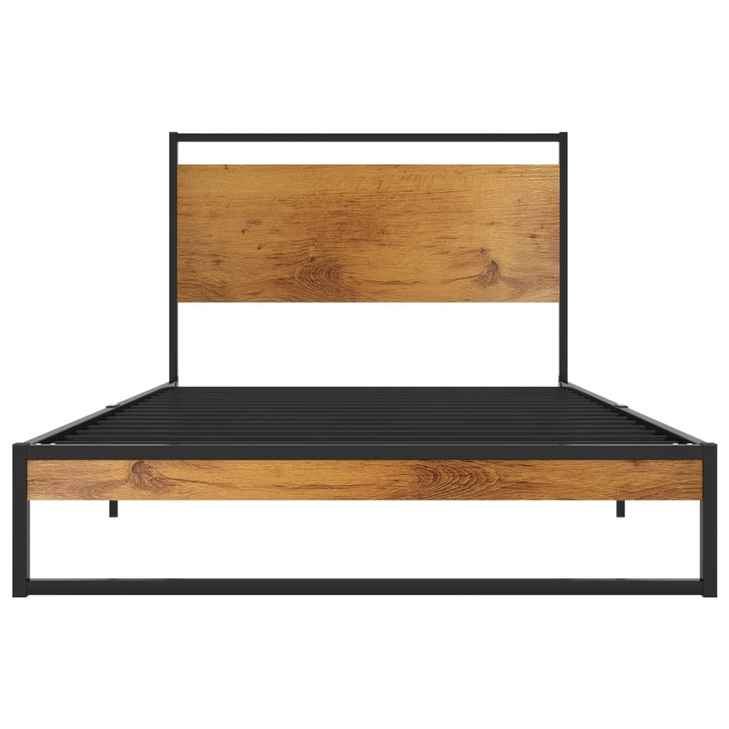Letto singolo | Letto per adulti | Giroletto in Metallo 100x200 cm
