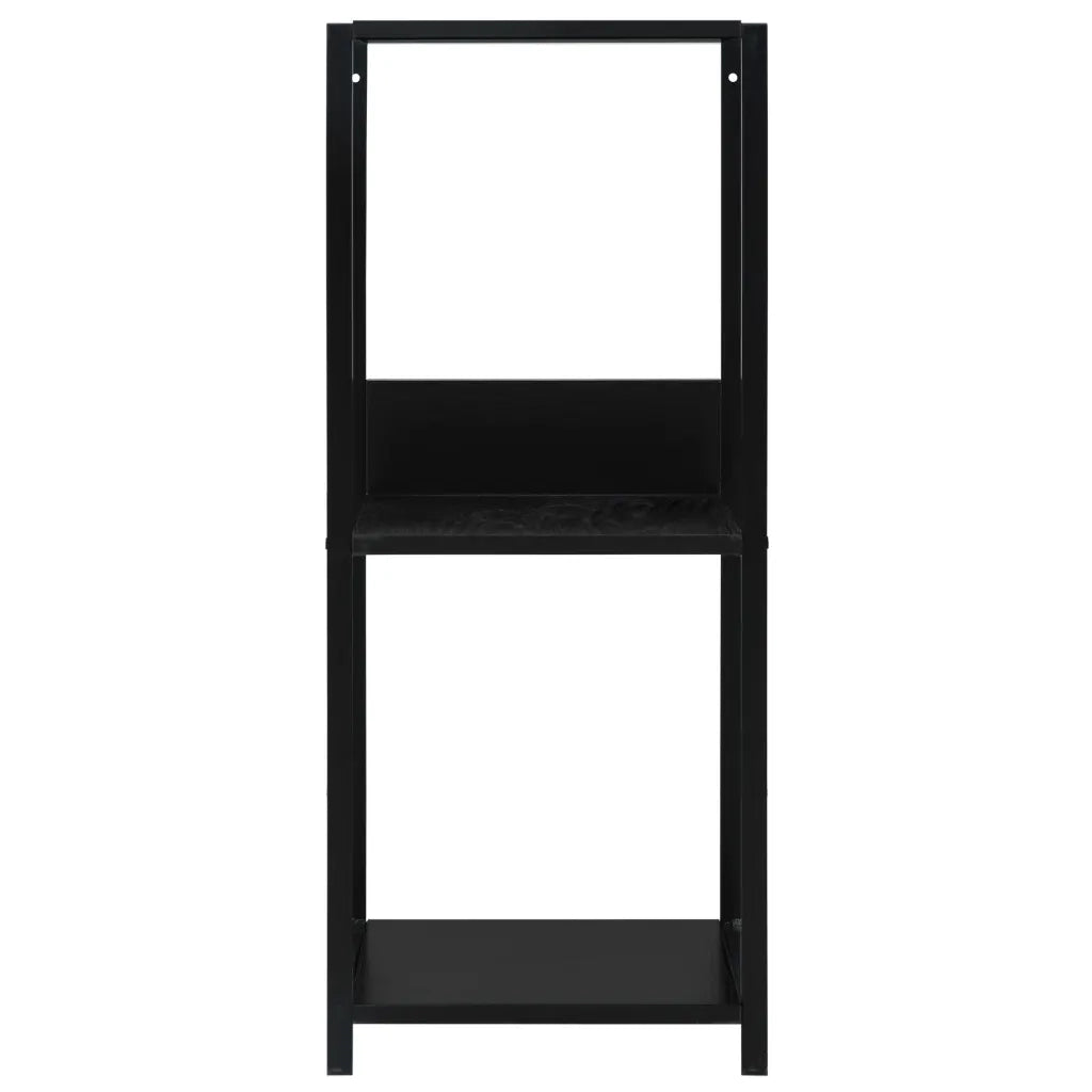 Libreria Dritta Piccola Nera 33,5x39,6x79,7 cm in Truciolato cod mxl 7298