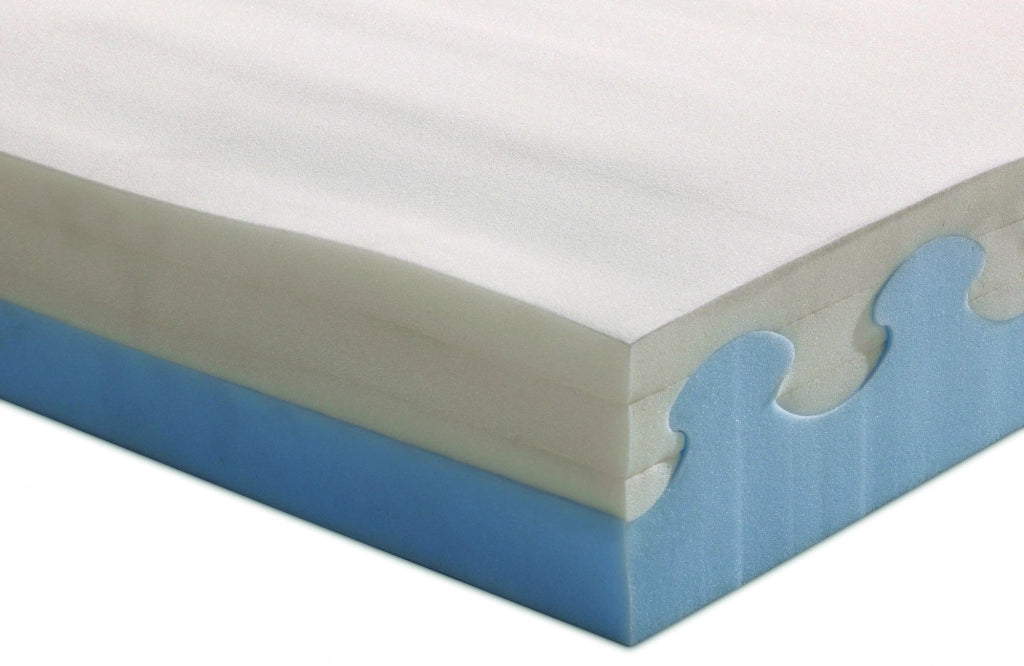 Materasso piazza e mezza Wien, Materasso in Memory foam e Waterfoam, 100% Made in Italy, Antiacaro e Anallergico, cm 120x190h 22
