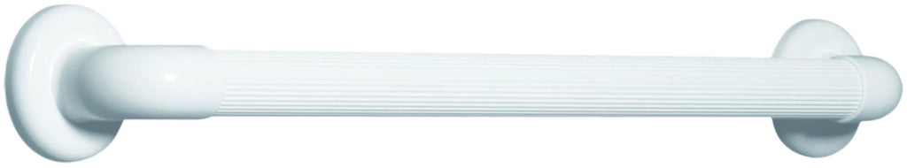 MANIGLIONE CORRIMANO RIGATO BIANCO SOSTEGNO PER VASCA/DOCCIA CM.30 -0530L30