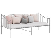 Telaio Divano Letto Grigio in Metallo 90x200 cm 324775