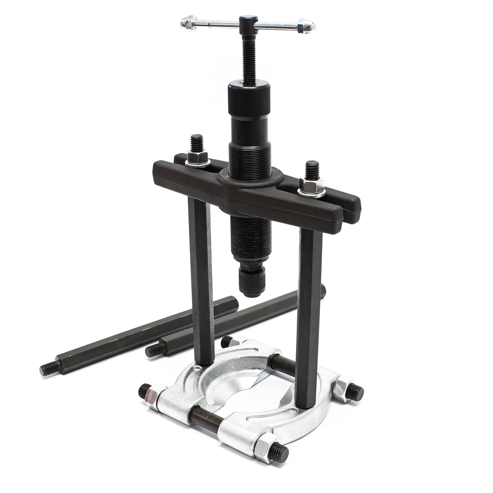 Set di estrattori idraulici con forza di trazione da 10 t in una pratica valigetta