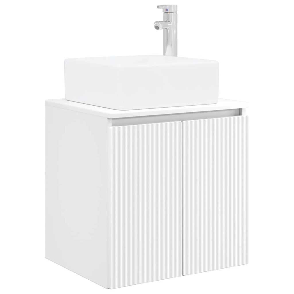 Set di Armadi da Bagno 5 pcs Bianco 53 x 15,5 x 70 cm 3407327