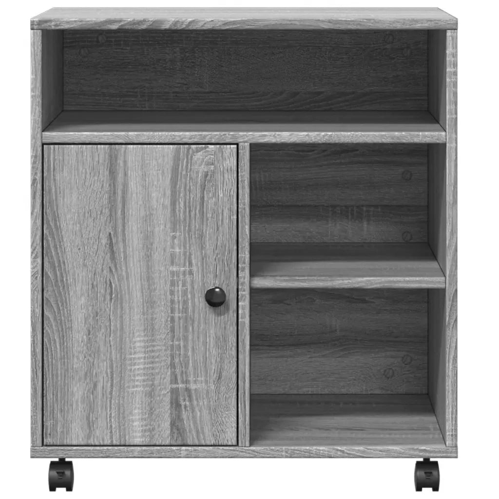Supporto per Stampante con Ruote Grigio Sonoma 60x50x67 cm CFW1511721
