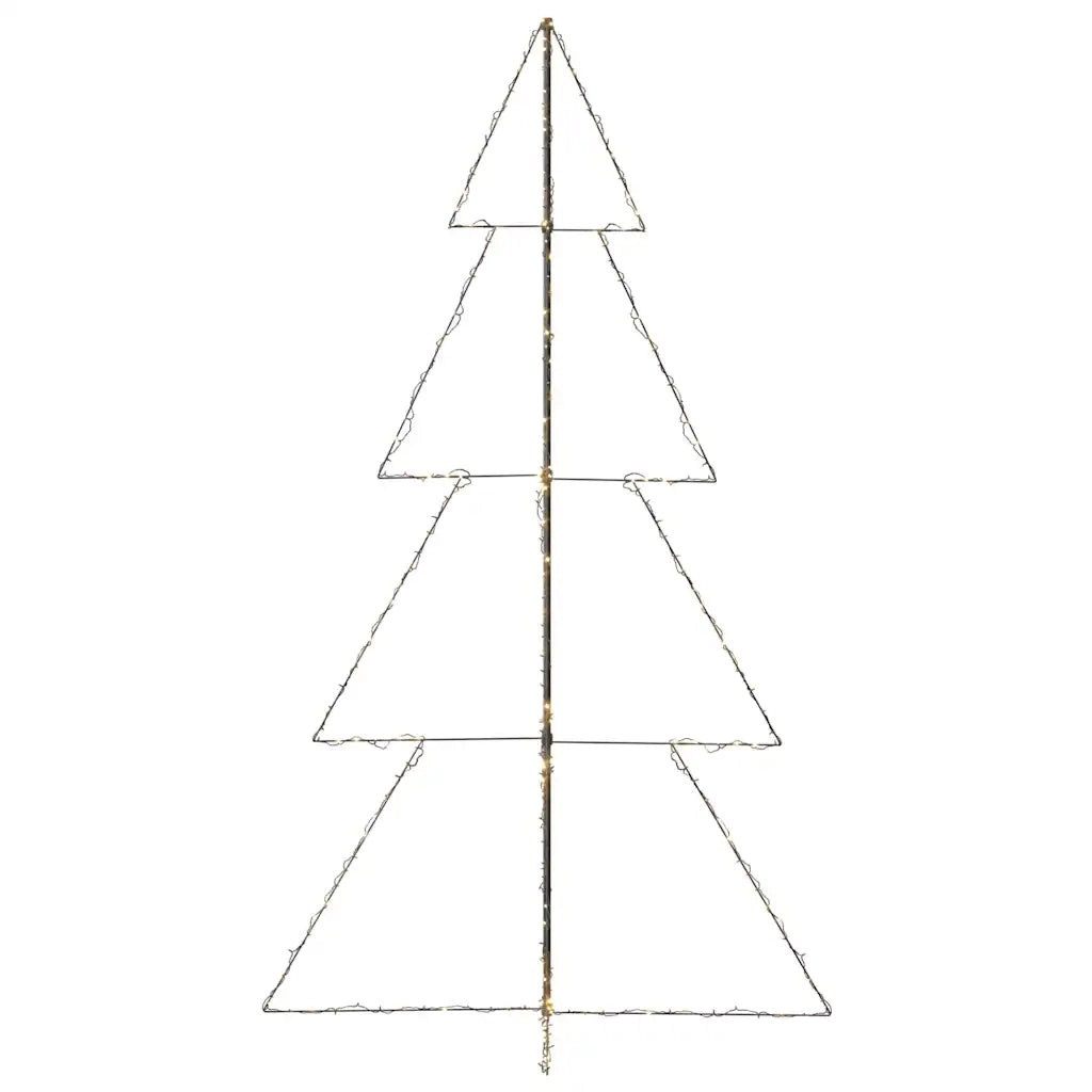 Albero di Natale a Cono 360 LED per Interni Esterni 143x250 cm 328591
