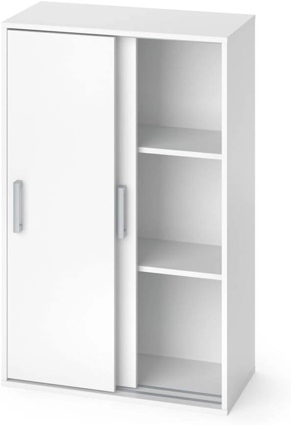 Armadio multifunzione Falk, Bianco, 68 x 108.5 cm, adatto per la conservazione salvaspazio di indumenti