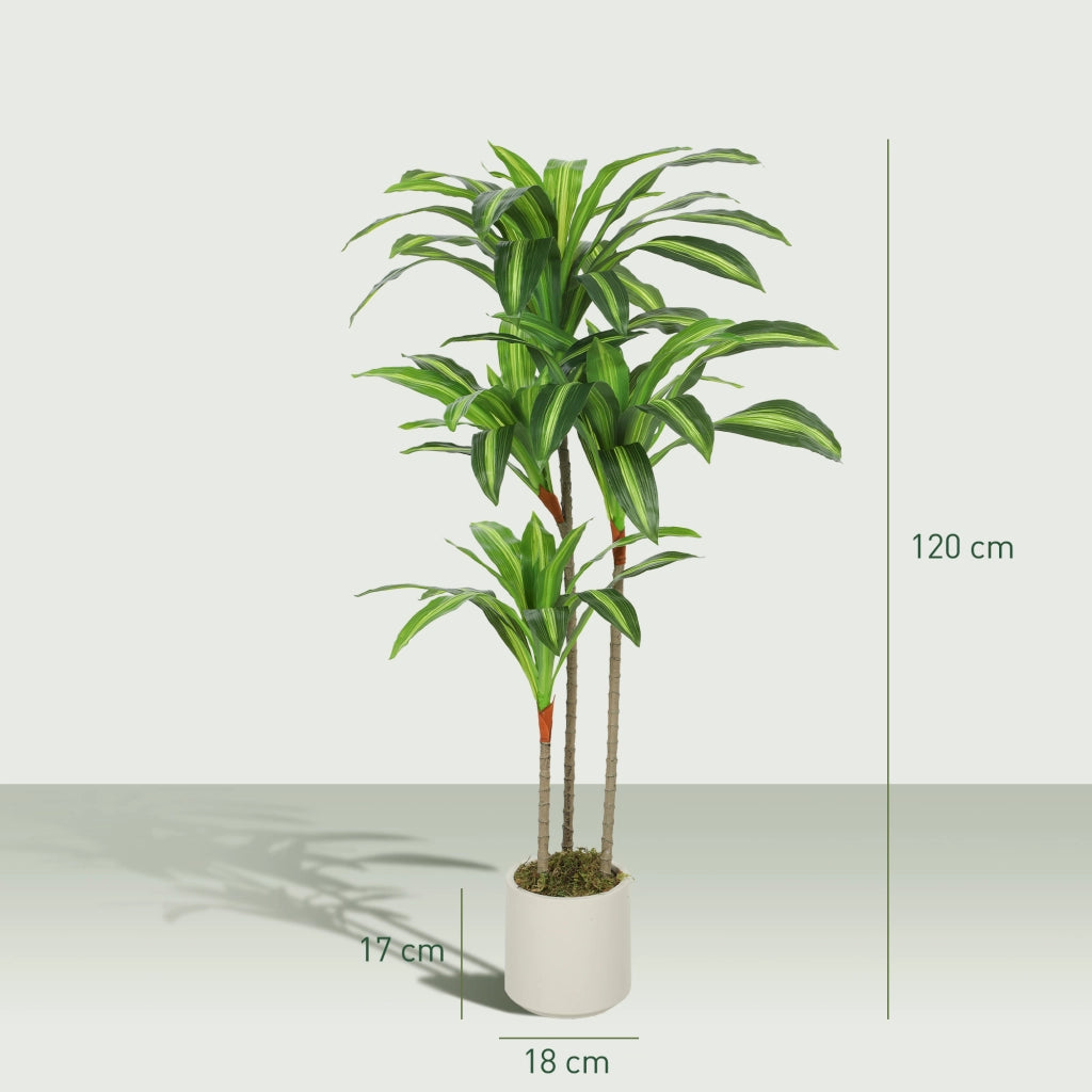 Pianta Artificiale Dracena ¨C Xylo ¨C Verde PEVA 60x40x120 cm