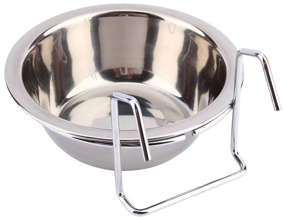 Piatti per Cibo Animale in Acciaio Inossidabile - Cassetta per Cibo - Chiusura - Accessori per Animali Domestici - Gatti/Cani/Uccelli - Dimensioni S/M/L - Piatto per Cibo
