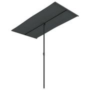 Ombrello | Parasolne da Giardino Palo in Alluminio 180x110cm Antracite