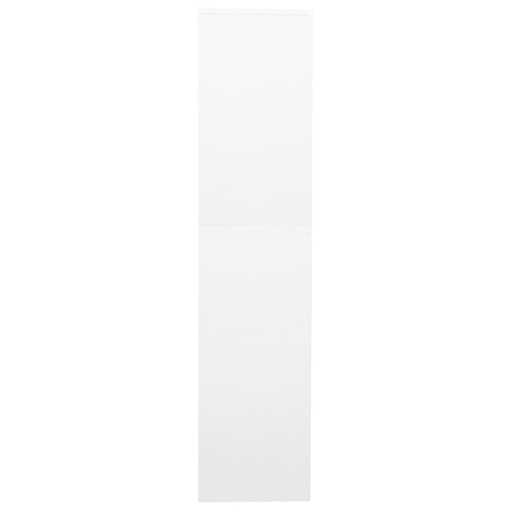 Armadio per Ufficio Bianco 90x40x180 cm in Acciaio cod mxl 43997