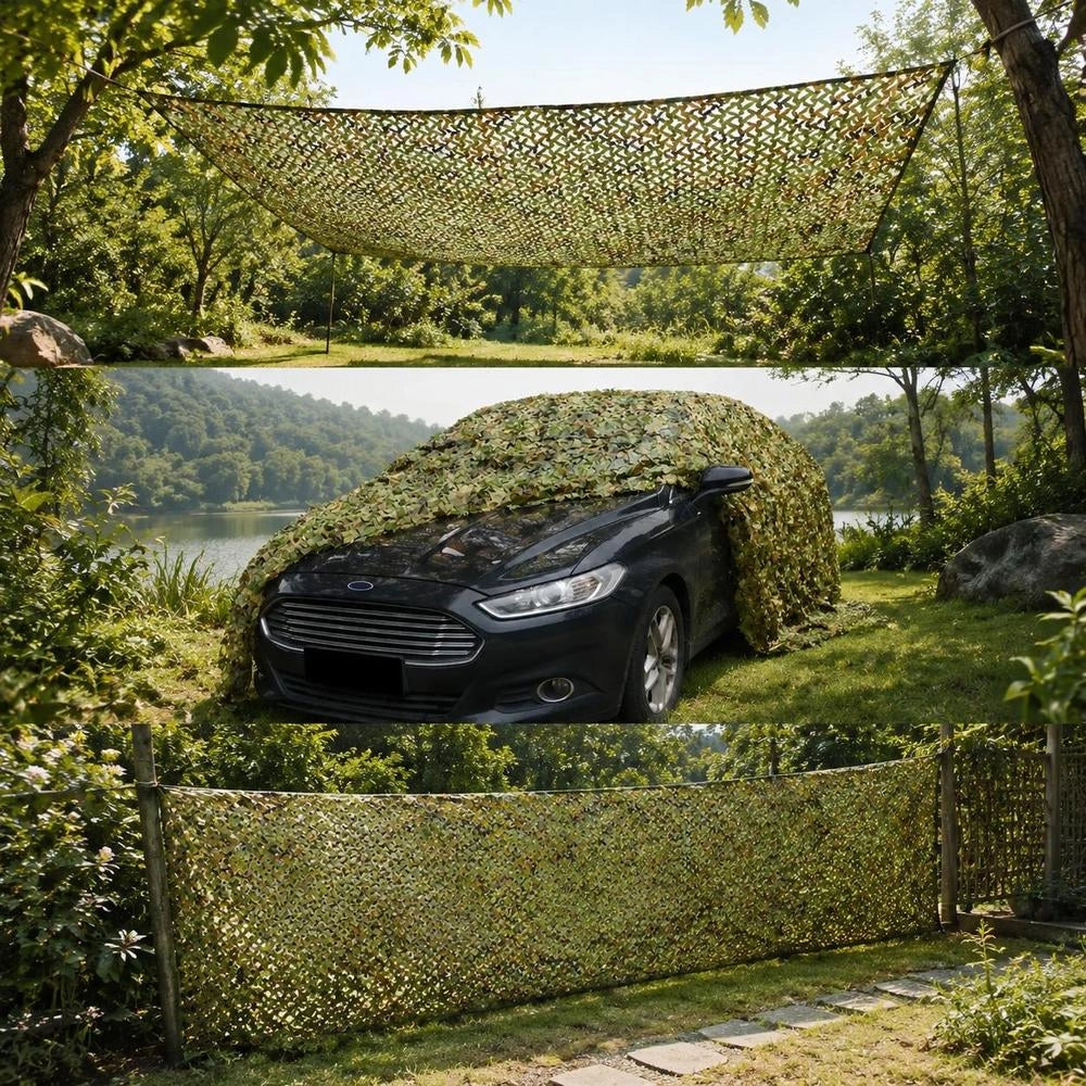 Camouflage Net With Storage Bag 3x6 M Green
