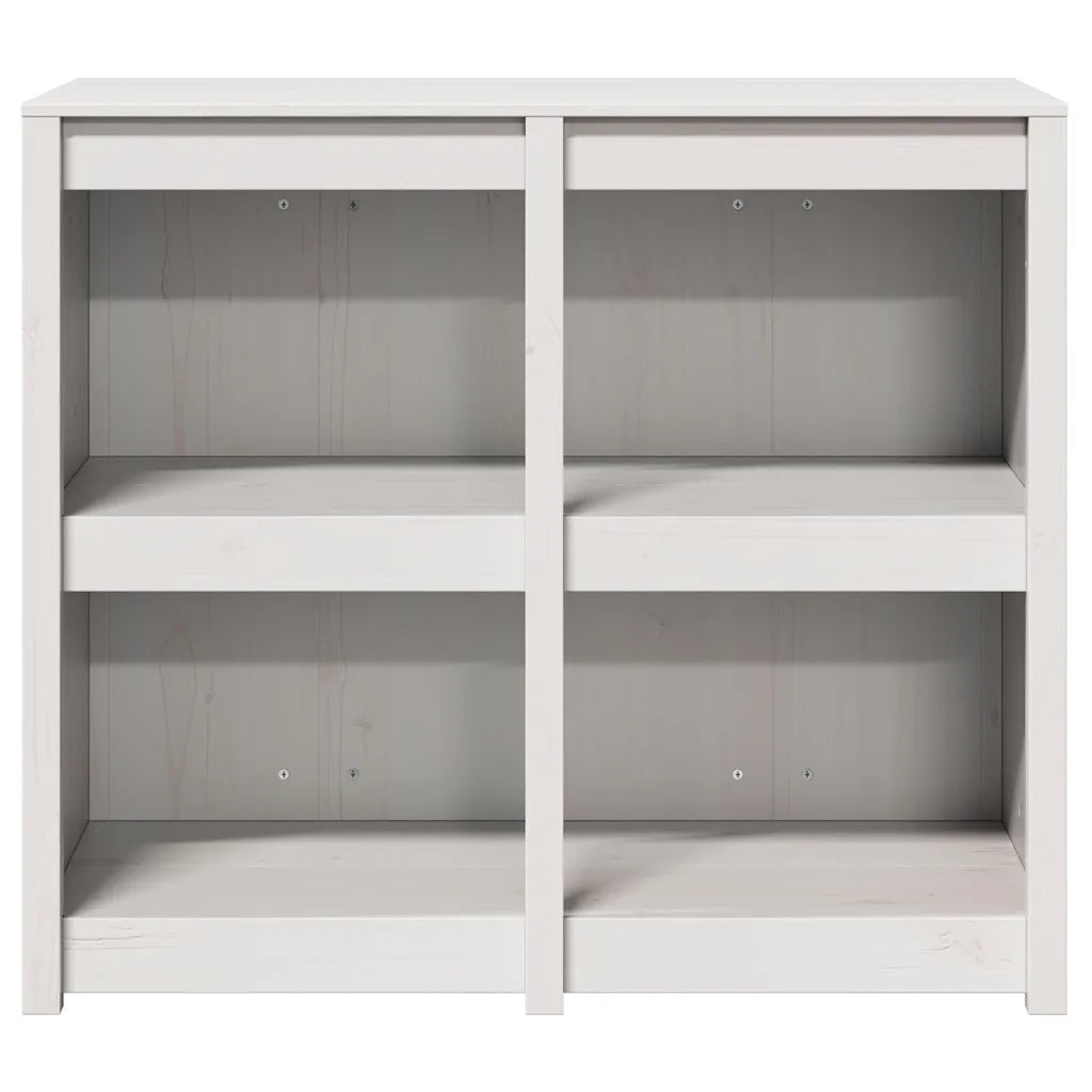 Mobile da cucina Bianco caldo 106 x 55 x 92 cm Pino massello