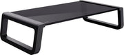 Sostegno per Monitor in Vetro Resistente - Stand per Schermo per Laptop e Computer - Nero