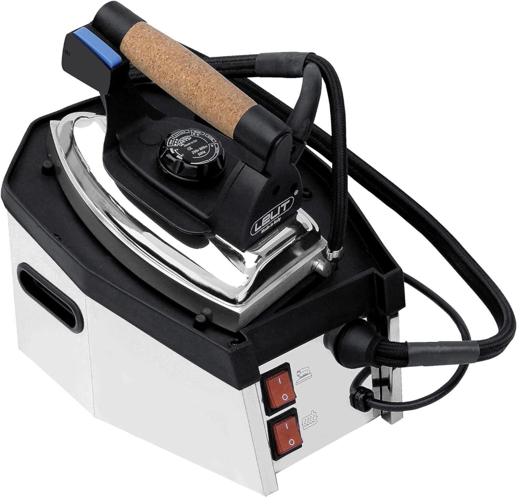 Lelit PS11N Ferro da stiro con caldaia separata 1,2 L 800 W 5,5 bar piastra acciaio inossidabile colore Nero