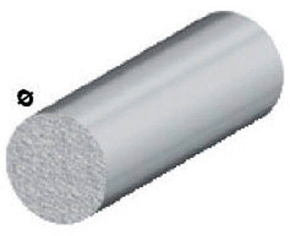 PROFILO ARGENTO H.100 CM TONDO PIENO D  8 MM*- ARCANSAS- 5,0 pz