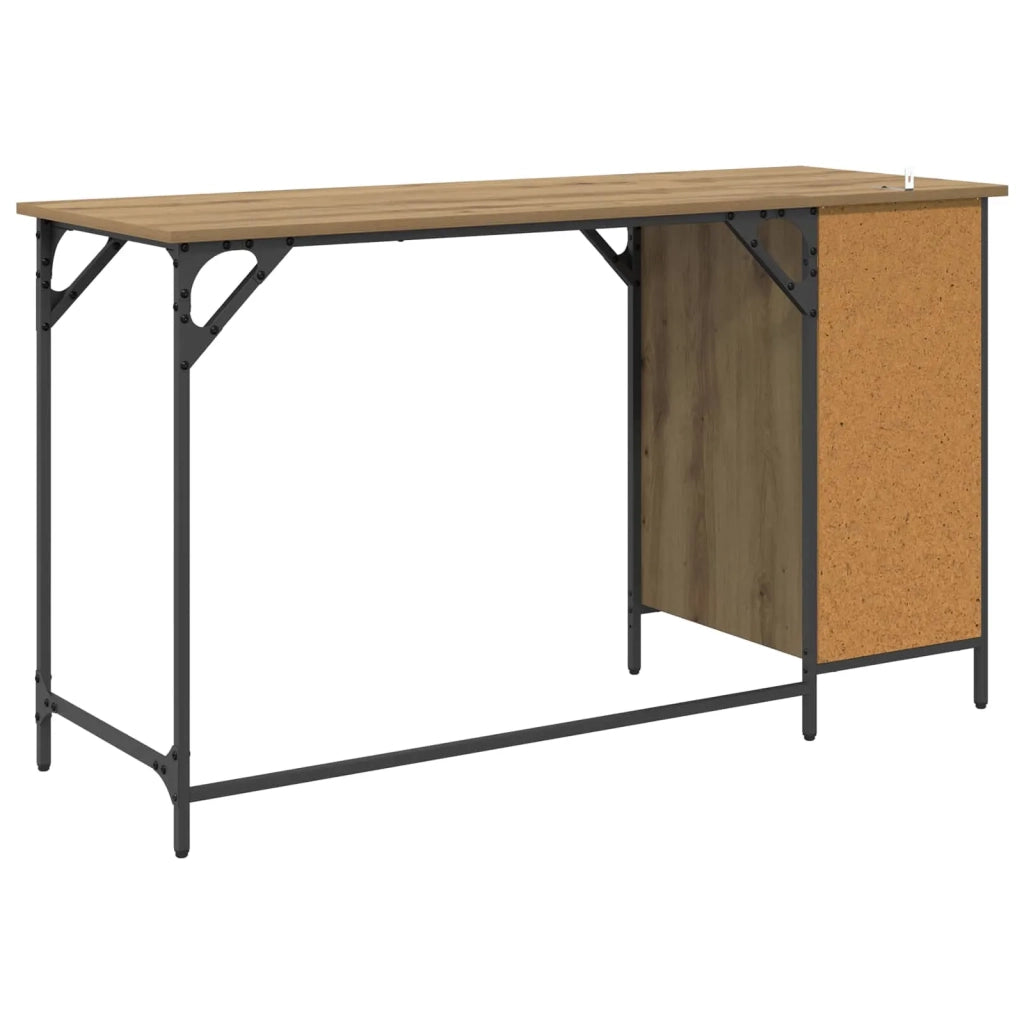 Scrivania per computer Rovere artigianale 131 x 48 x 75 cm 882833