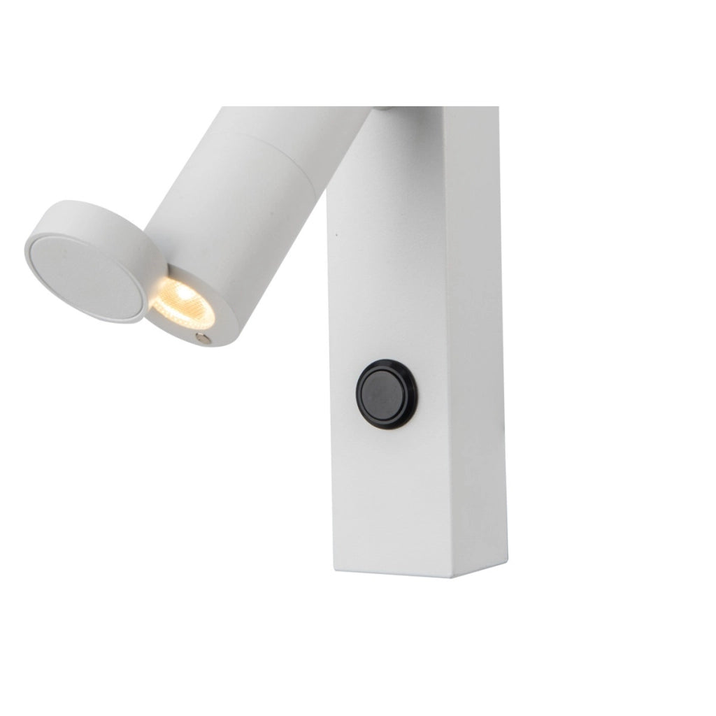 Applique LED bianca orientabile lettura 3W Miri Light Prestige