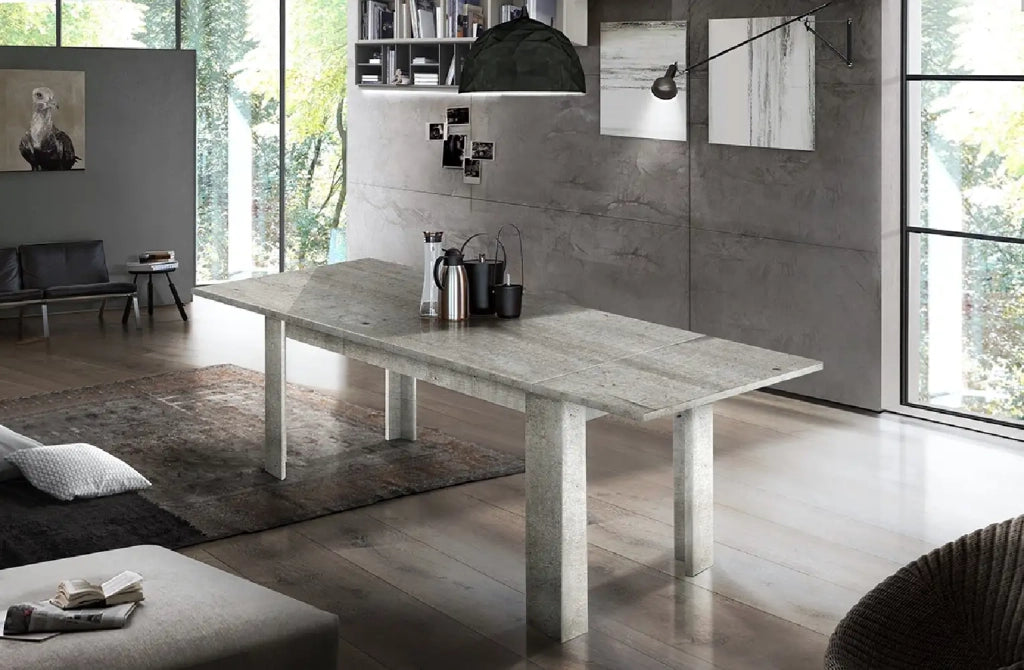 Tavolo da pranzo design moderno allungabile 90x160-210 Jesi Pilka