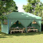 Tenda Party Verde 292 x 580 x 315 cm Tessuto Oxford 42023666