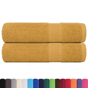 Asciugamani FROGN 2 pz Oro 50x100 cm 360 g/m² 136806