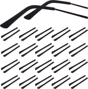 20 paia di copricapo per lenti antiscivolo in silicone - riparazione e rivestimento per piedini antiscivolo per occhiali