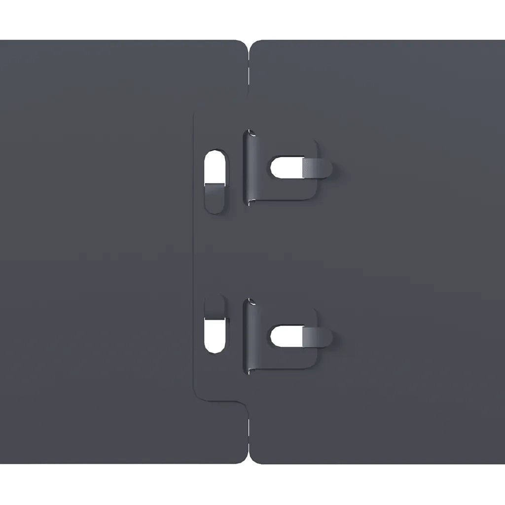 Bordure per Prato 50 pz Antracite Acciaio Laminato a Freddo