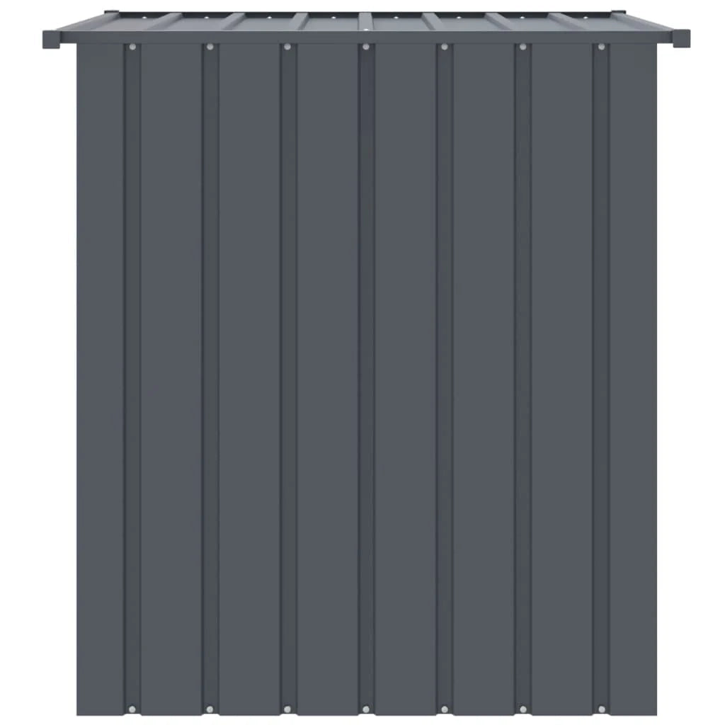 Cuccia per cani con tetto 110 x 103 x 109 cm acciaio zincato nero 02_0043513