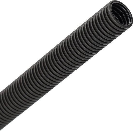 Tubo flexibile in PVC 19mm - nero per rotolo da 100 metri
