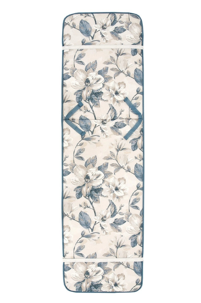 Cuscino Sdraio Écru Fiori Shabby Chic Morbido Materassino Lettino Pieghevole Giardino Prendisole