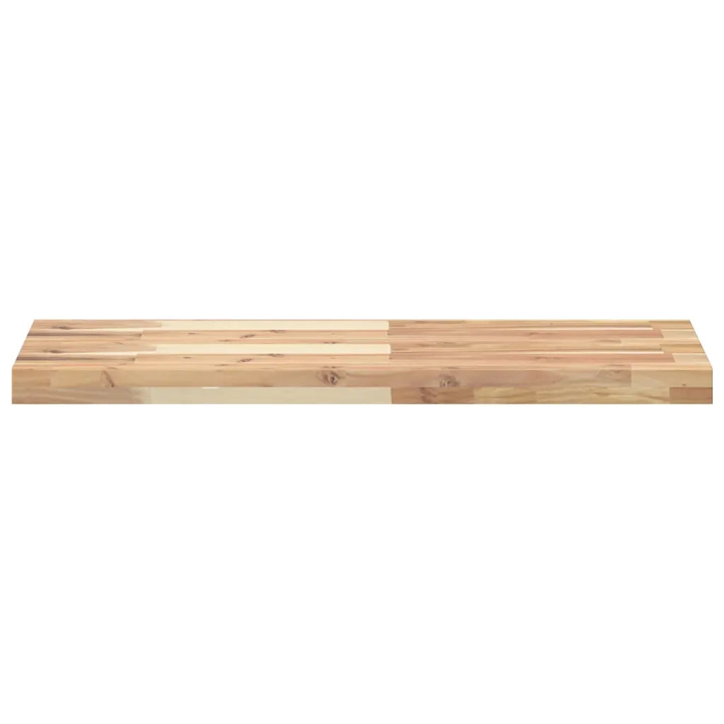 Ripiano a Parete 100x30x4 cm Legno Massello Acacia Non Trattato 3279455