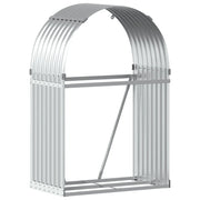 Portaceppi Argento 80x45x120 cm in Acciaio Zincato CFW9762817