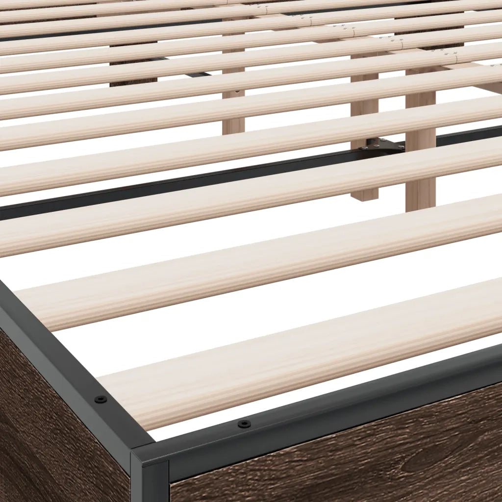 Giroletto Rovere Marrone 200x200cm in Legno Multistrato Metallo 3280176