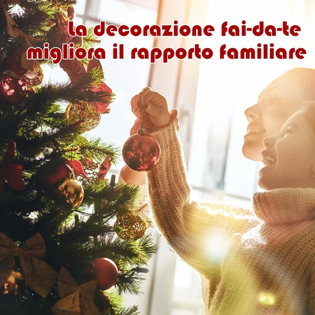 Albero di Natale 180 cm, Albero di Natale Artificiale con 928 Rami Folti, Base in Metallo, Decorazione Natalizia per Casa, Ufficio e Negozio (180 CM)