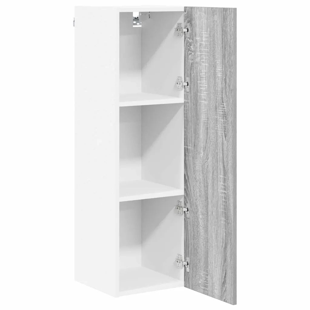 Armadio pensile con porta Grigio Sonoma 30 x 31 x 100 cm