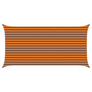 Vela Parasole | Telo Ombra | Vela da ombra solare Arancione e Marrone 5 x 2,5 m