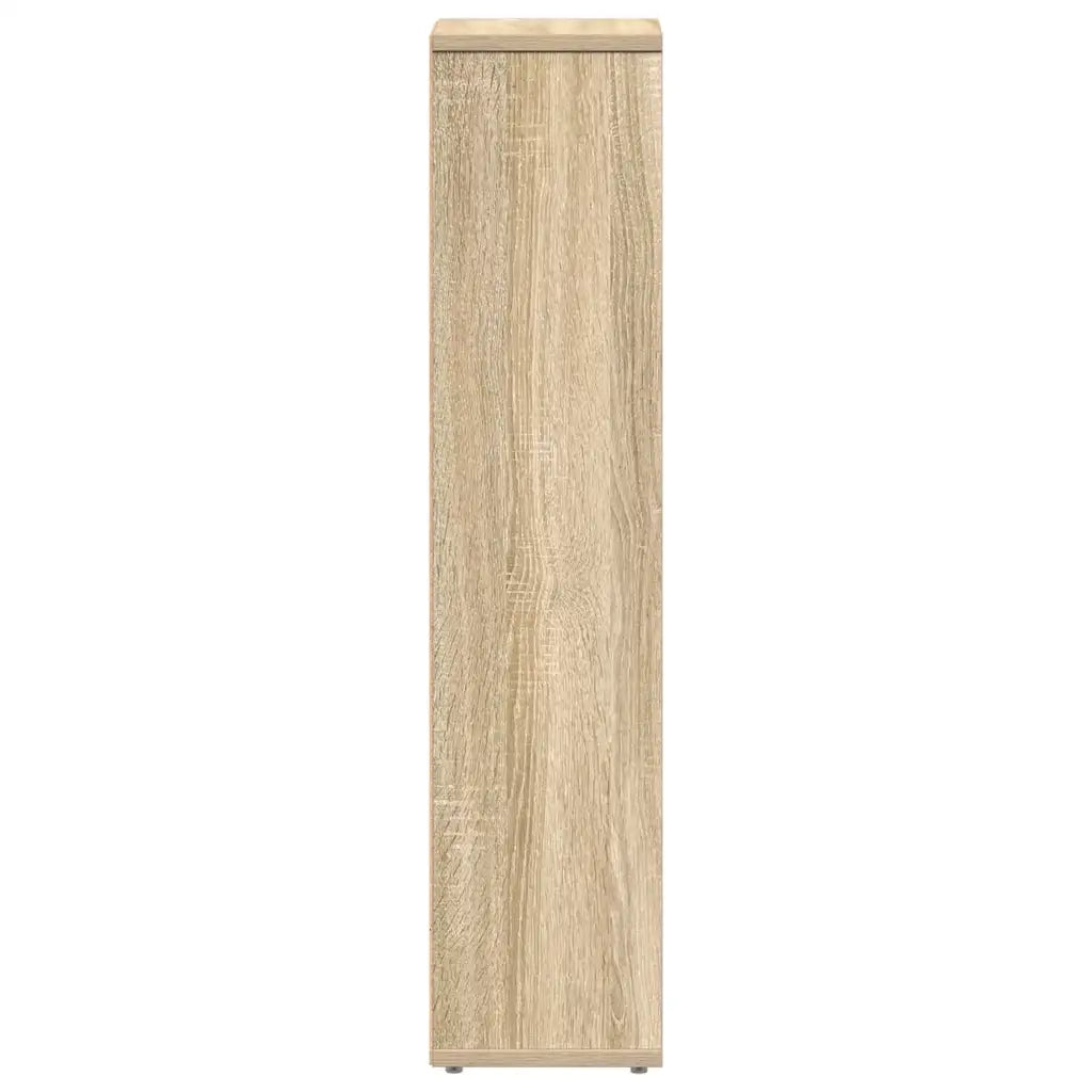 vidaXL Mobile da Bagno con Portarotolo Rovere Sonoma 20,5x20x90 cm