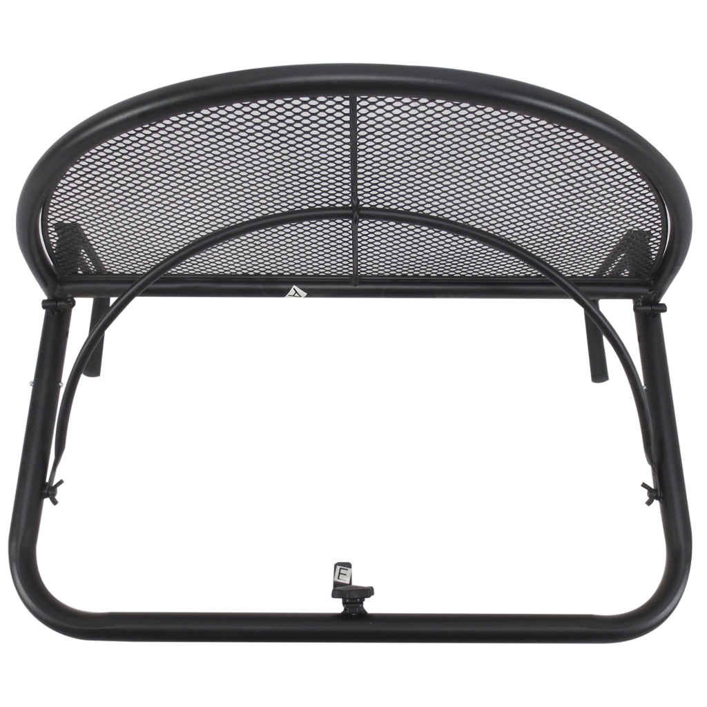 Tavolino da Balcone Pieghevole Semicircolare ¨C MINIMAL ¨C Metallo, Regolabile in Altezza, ?30cm