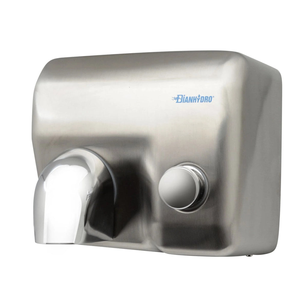 Asciugamani ad aria calda manuale modello PECHINO - Cromato