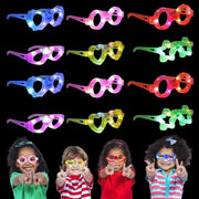 Kit sorpresa per bambini - 12 pezzi occhiali LED neon gadget di festa per bambini - regalo di festa per bambini - gadget da distribuire per festa giocattolo luminoso