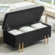 PANCA contenitore 100 x 40 x 42 cm nero legno