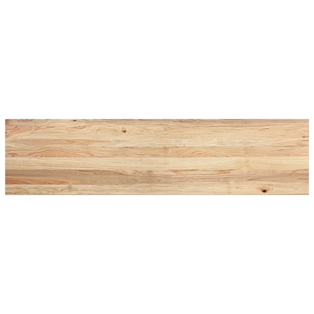 Davanzali 2 pz Non Trattati 160x40x2cm Legno Massello di Rovere