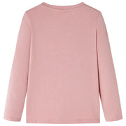 Maglietta da Bambina a Maniche Lunghe Rosa 116 14391