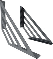 Sostegno a trave per pannelli - Braccio di sostegno per pannelli - 250x250mm - Antracite - Acciaio - Sossai