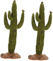 Due Cactus torta albero decorazione ornamentale mini deserto imitazione decorazione decorativa materiale per la casa architettura esterna centrale ambiente zen simulazione piante fai da te cactus artificiale