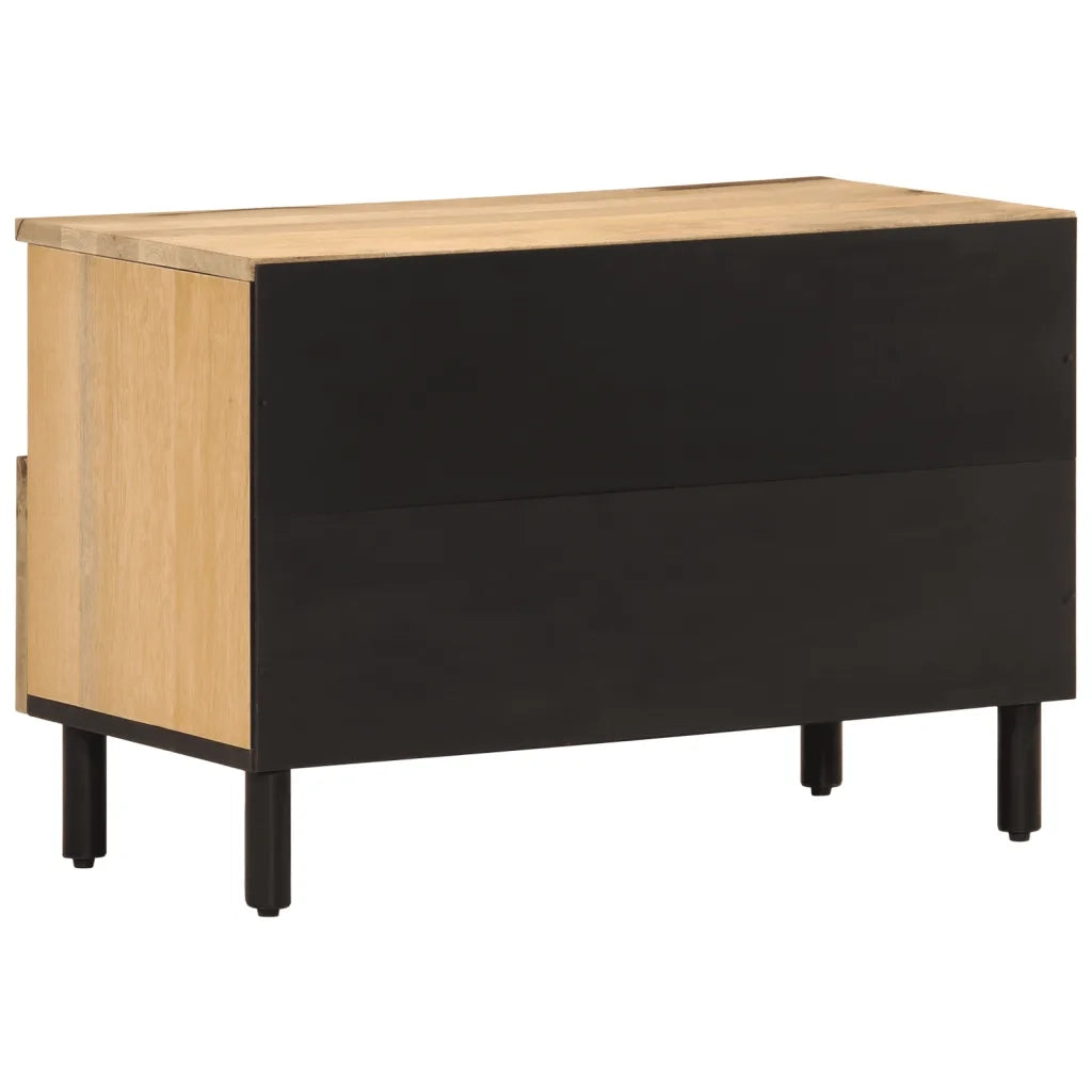 Mobile Porta TV-Credenza per TV 70x33x46 cm in Legno Massello di Mango