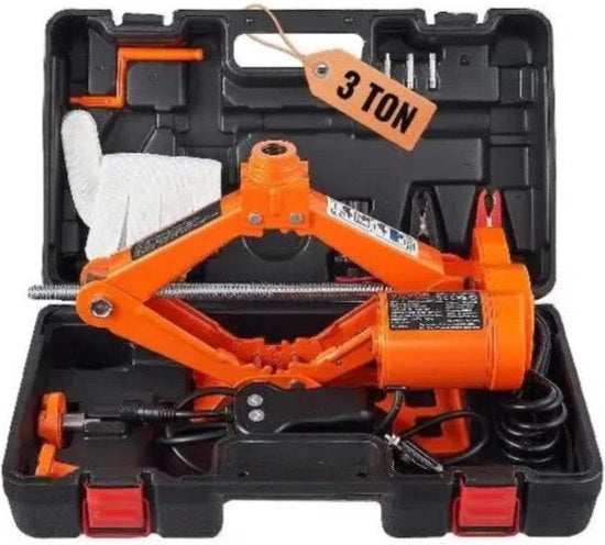 Cricotto Elettrico per Auto - Jack Idraulico 12V - Cricotto per Auto - Cricotto - Cricotto per Garage - Accessori per Auto - Cricotto Idraulico - 3 Ton 3000 KG