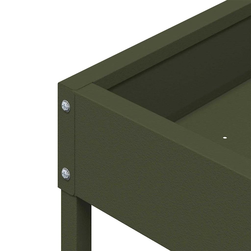 Mangiatore per Uccelli Verde oliva 80 x 28 x 13.5 cm CFW6309773