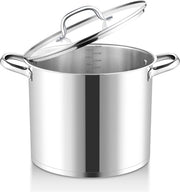 Pentola da cucina premium - acciaio inossidabile - 11,4 litri - forma rettangolare